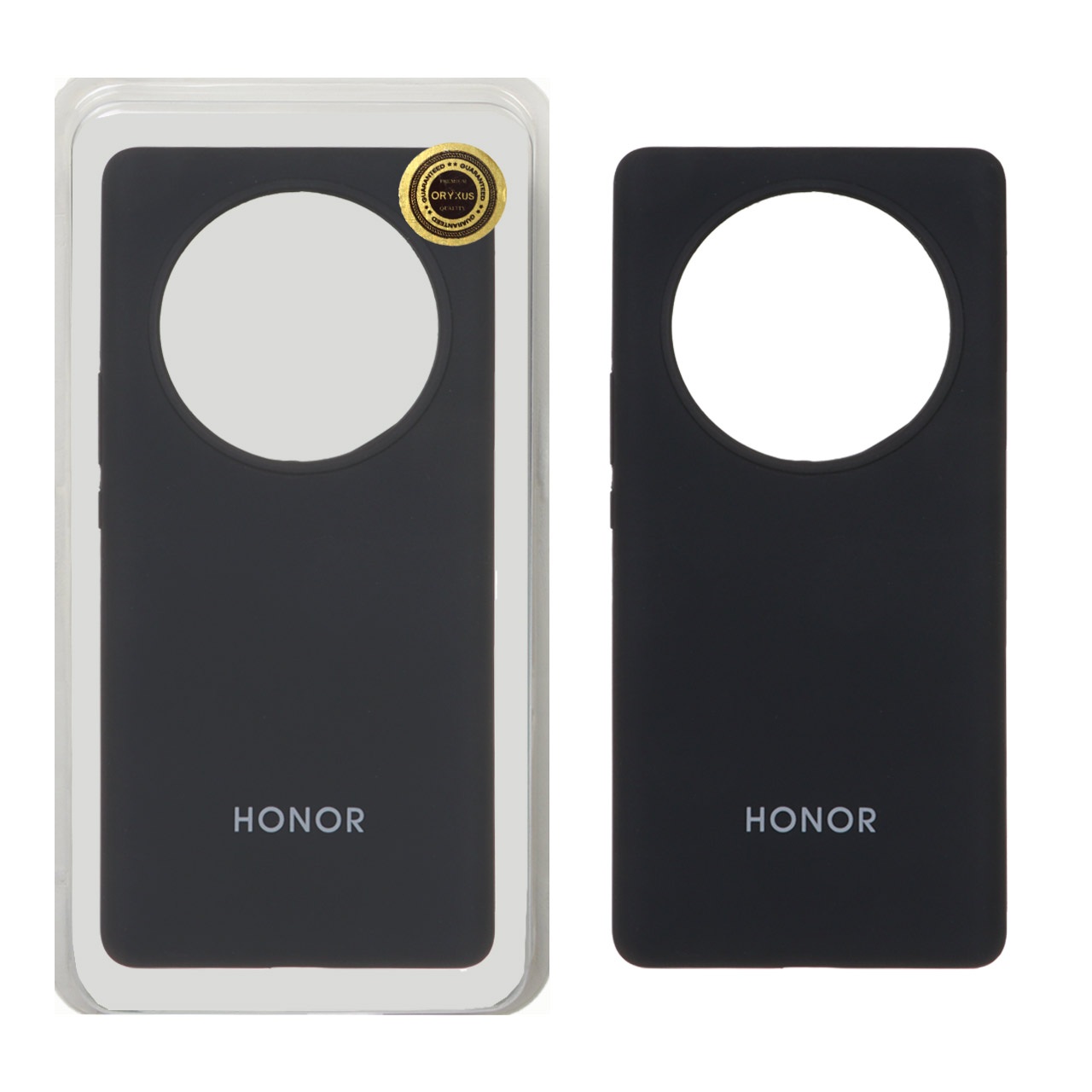 قاب سیلیکونی پاک کنی اورجینال ++A مدل Honor X9a - مشکی