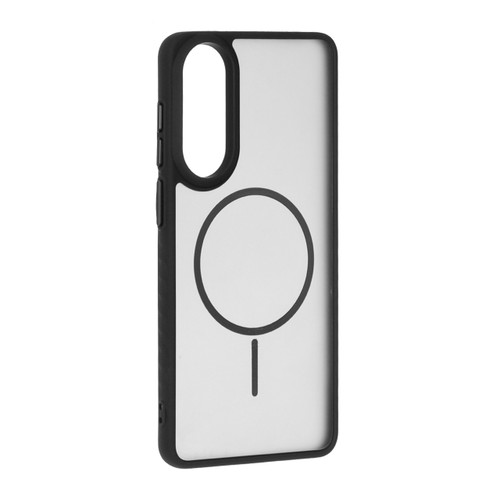 قاب مات طرح مگ سیف دور رنگی Samsung Galaxy S25 Edge - مشکی