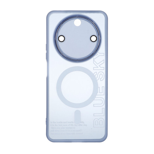 قاب Diamond Space طرح مگ سیف لنز گلس دار Honor X9c - آبی