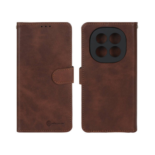 کیف موبایل چرمی مگنتی Nillkin مدل Xiaomi Redmi Note 14 Pro Plus 5G - قهوه ای