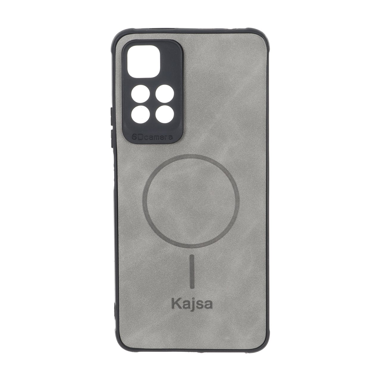 قاب جیر Kajsa طرح مگ سیف MNC مدل Xiaomi Redmi Note 11 Pro Plus - طوسی