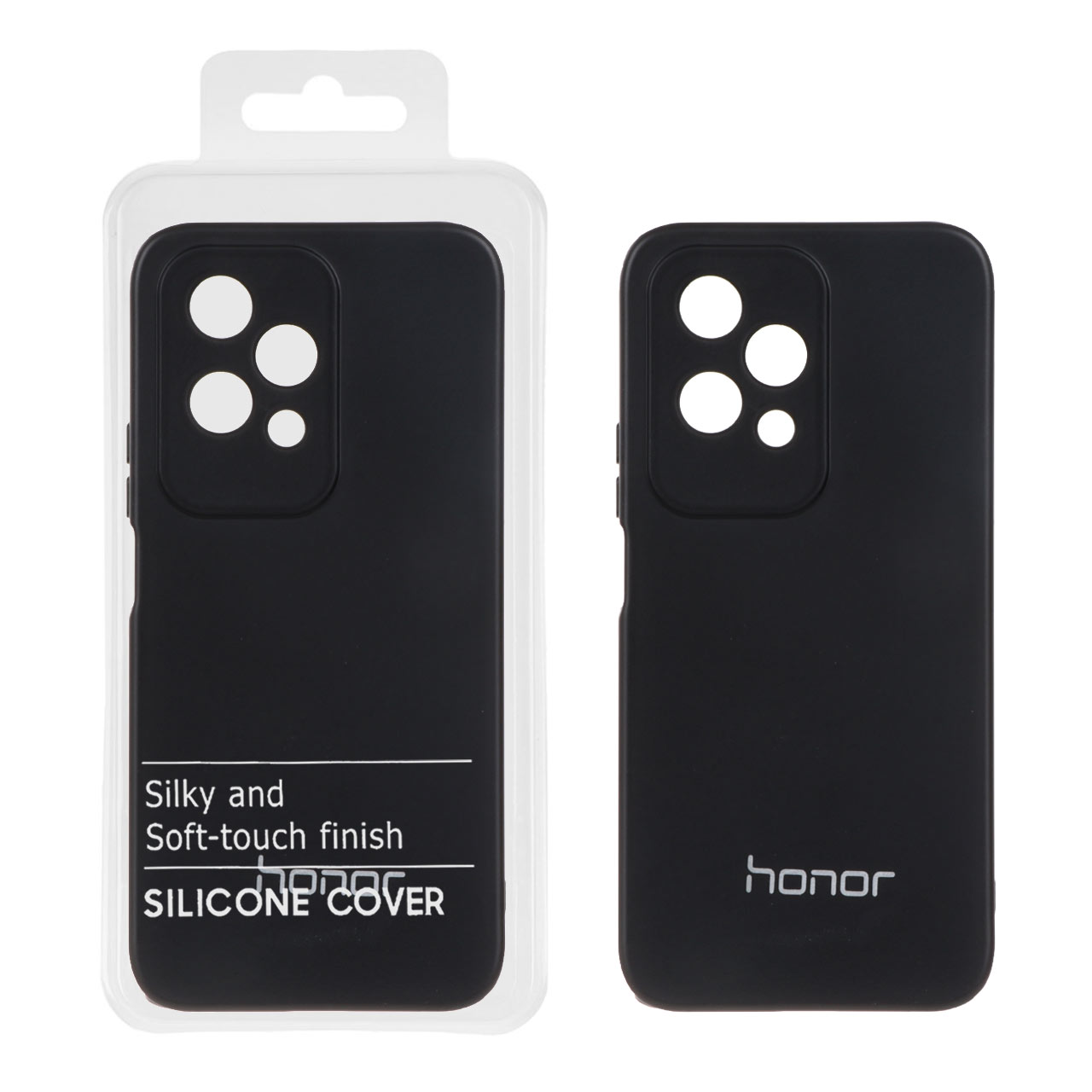 قاب نیو سیلیکون محافظ لنزدار RFF مدل Honor 200 Lite - مشکی