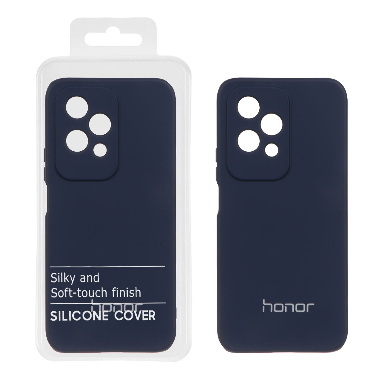 قاب نیو سیلیکون محافظ لنزدار RFF مدل Honor 200 Lite - سرمه ای