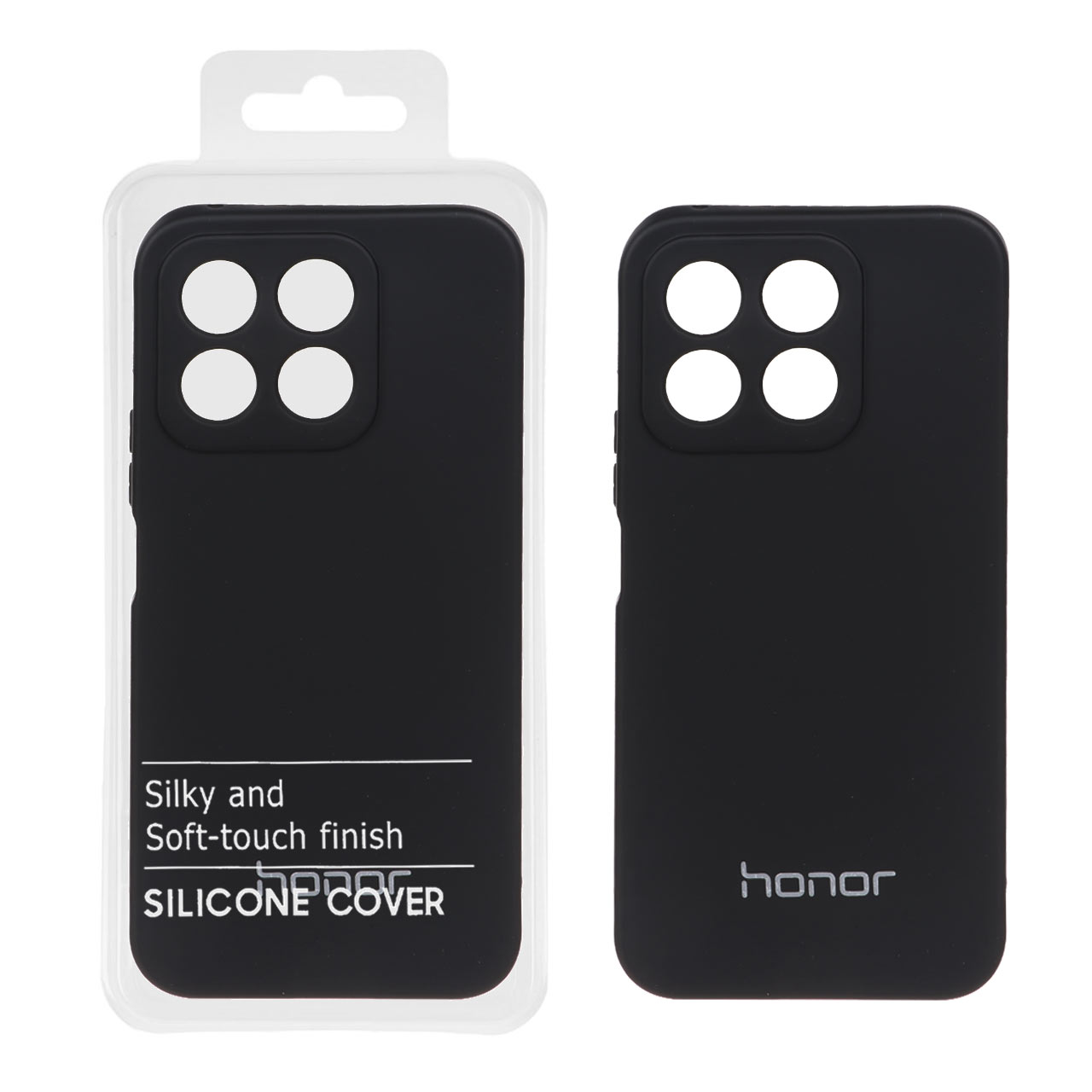قاب نیو سیلیکون محافظ لنزدار RFF مدل Honor X8b - مشکی